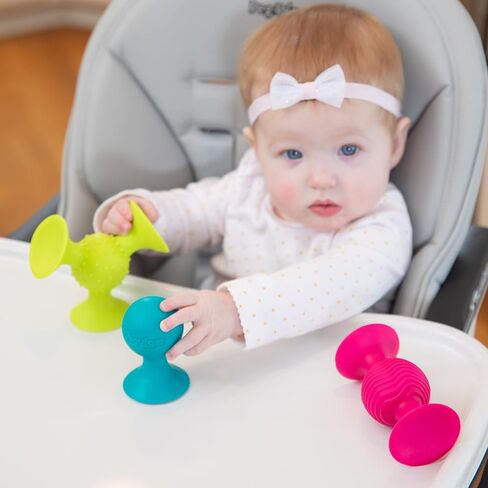 مجموعة Combo Toys pipsquigz الدهون -حلقات Pipsquigz ، 3 قشور من Squigz ، حافظة التخزين السحاب -ألعاب السيليكون الخالية من BPA للفتيات والفتيان in Kuwait