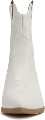 Soda “BLAZING" ~ Women Western Bootie Pointe Toe with Low Heel (Wide Fit Available) in Kuwait
