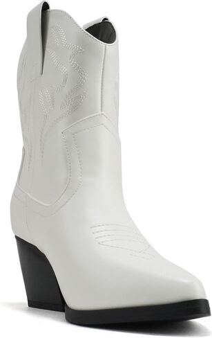 Soda “BLAZING" ~ Women Western Bootie Pointe Toe with Low Heel (Wide Fit Available) in Kuwait