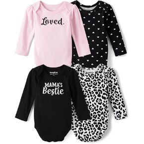 The Children's Place,Unisex Baby,and Newborn Everyday Long Sleeve Bodysuits