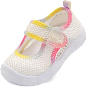 L-RUN Toddler Sandals Summer Boys Girls Adjustable Kids Sandal with Hook Loop Closed-Toe Lightweight Outdoor Sport Sandals in Kuwait