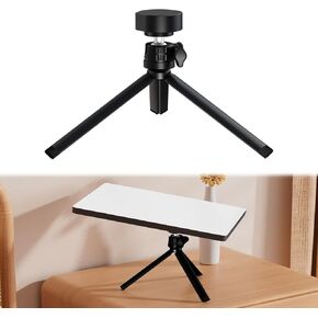 Mini Tripod with Ball Head and Pipe Adapter for Starlink Mini Mount, Angle Adjustable Desktop Tabletop Stand Tripod for Starlink Mini, Extra Large Opening Area, Low Profile Design