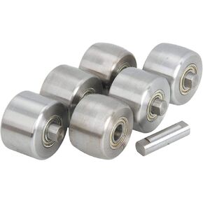Bottom anvil dies set 2"(Width) x 3"(OD) for english wheel F1.2X710,HF#68385, 95359,EW-28| Includes 2", 3", 4", 6", 8" & 12" Radius Dies - Quaintfab
