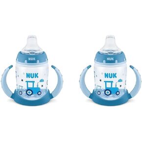 NUK Learner Cup (2 Count (Pack of 1), Tractor), Neutral