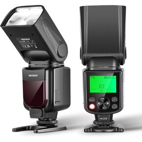 NEEWER Upgraded NW645II-S TTL Flash Speedlite, GN58 HSS Optical Slave Rear Curtain Sync Compatible with Sony A9 II A9 A7R V IV III II A7 IV III A7S III II A7C A1 A6600 A6500 A6400 A6100 A6000 A99 A350