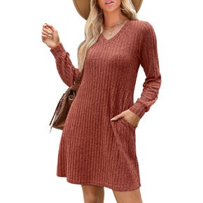 Sampeel Womens v فساتين سقوط الرقبة