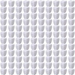 120 Pcs Kids Lost Tooth Holders White Plastic Tooth Savers Tooth Keepsake Box Container for Kids Dentist Office Giveaways Goodie Bag Fillers Party Favor, White