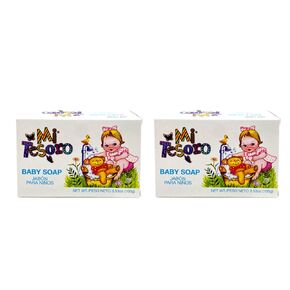 Baby Soap. For Sensitive Skin. Fresh Scented, Soft Feeling. Sulfate Free and Hypoallergenic. 3 Oz. Pack of 2