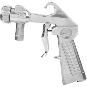 Oumefar Air Sand Blaster Kit Nozzle Tube Remove Abrasive Sand Blasting Gun Sandblaster & 4Pcs Ceramic Nozzles Air Siphon Feed Gun