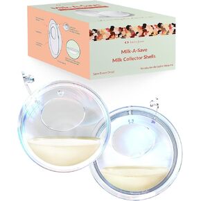 Breast Shells Milk Collector | Soft Milk Collection Shells | Don't Waste Your Milk in Nursing Pads, Save it with Milk-A-Save by Idaho Jones