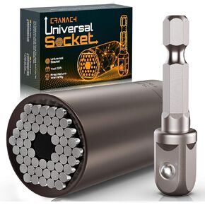 Stocking Stuffers Super Universal Socket - Tools Gifts for Men Women Grip Socket with Power Drill Adapter Unscrew Any bolt Cool Gadgets for Men Car Guy Gift Ideas for Adults Dad Stuff Christmas Gifts