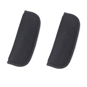 2 Pack Car Seat Strap Covers for Kids Soft Seat Belt Cover for Babies Neck Pad Protector, Seat Belt Cushions Pads, Shoulder Strap Protectors (Black)