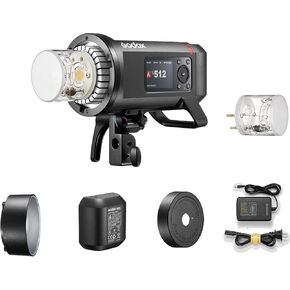 GODOX AD600 Pro II TTL Flash 600Ws, 40W Bi-Color Modeling Light, HSS, GN87 for Canon, Nikon, Sony, Fuji, Olympus, Panasonic