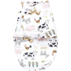 Hudson Baby Unisex Plush Faux Fur Swaddle Wrap, 0-3 Months