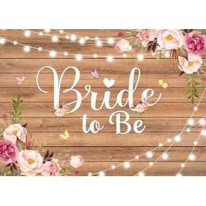 7x5ft Bride to Be Backdrop Bridal Shower Backdrop Wedding Shower Decorations Background Bride to Be Banners F201