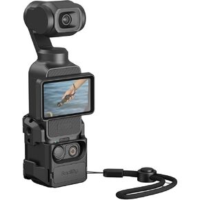 SMALLRIG Expansion Adapter Accessorie for DJI Osmo Pocket 3, Aluminium Protective Cage, 52g Lightweight Mount for Pocket 3, with Cold Shoe Mount, 1/4"-20 Threaded Toles and Claw Ports