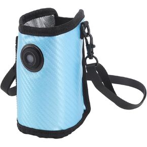 TOPINCN Digital Display Temperature Milk Bottle Warmer Bag for Home Car with Constant Temp, Temp Convenient Use (Sky Blue)