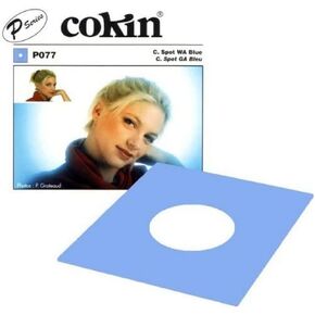 Cokin Square Center Spot WA Blue (P077) - 1 2/3-Stop for M (P) Series Holder - 84mm X 84mm
