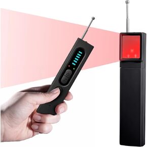 Hidden Camera Detectors, Portable Anti Spy Camera Finder, Rechargeable Camera Detector GPS Tracker Detector for Travel, Hotels, Home, Office