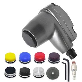 Air Palm Hammer Speed Hammer Pneumatic Scaler Hammer Air Chipping Handheld Hammer Tool With 7 Tips For Remove Small Laser Cut Parts Tire Repair Car Sheet Metal Mending Fixing