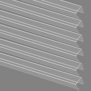 Chunful 6 Pack 3/4'' 36 Inch Cabinet Door Protector Clear Plastic U Channel Edge Guard Trim Edge Guard PVC for Furniture Decorative Edge Protection