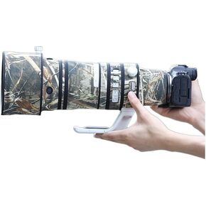 Waterproof Lens Coat for Canon RF 100-300mm F2.8 L is Camouflage Rain Cover Reed