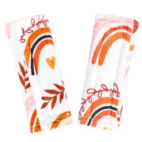 Pea Pod Baby Car Seat Strap Cover 2 Pack Rainbow Car Seat Straps Shoulder Pads, Seat Belt Cushions Pads for Infant Car Seats, Stroller, Pushchair
