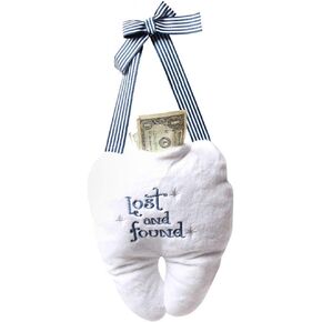 Tooth Fairy Lost & Found Pillow, Blue