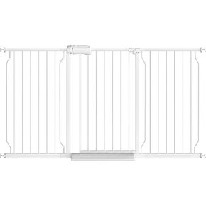 Fairy Baby Small Narrow Baby Gate for Doorways Stairs Hallway 25-27 Inch Wide, Pressure Mounted Walk Through Gates, Indoor Safety Child Gates for Kids or Pets