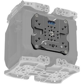 KONDOR BLUE | Side Level Plate Compatible with Blackmagic Pyxis | Modular cage System, Dual Cold Shoes, Removable Safety-pin NATO, & Built for Adaptability on The go | Space Gray
