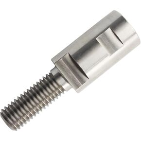 3-1/2" Stainless Angle Grinder Arbor Extension,1-1/2" Thread Length,for Angle Grinder Extender Shaft with Airway Wheels & Buffing,Additional Threads On Power Tools with 5/8"-11 Thread Arbor