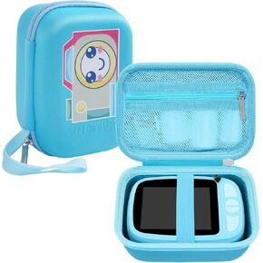 Kids Camera Case, Carrying Bag with Inner Pocket Compatible for Kids Instant Digital Camera Storage Cameras & Print Paper Camera Cases Birthday Gifts for Girls and Boys Blue (Case Only)