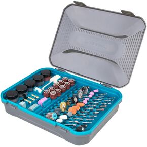 302PCS Rotary Tool Accessories Kit, 1/8-Inch Diameter Shanks Universal Fitment, Rotary Tool Bits for Cutting, Sanding, Grinding, Carving, Polishing, Drilling and Engraving