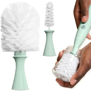 Replacement Heads for Jool Baby Electric Bottle Brush - Bottle & Nipple Cleaner for Quick and Easy Bottle Washing (White)