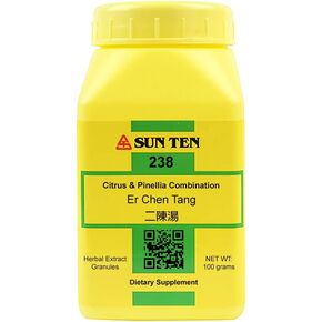 Sun Ten - Citrus & PINELLIA Combination Er Chen Tang 238 Concentrated Granules 100g by Baicao by SUN TEN Baicao