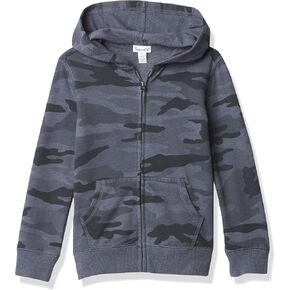 Splendid Little Boys' Kids and Baby Hoodie Sweatshirt, Blue Camo, 2