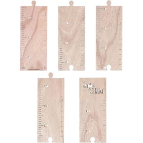 Wooden Growth Chart, Height Ruler Wall Sticker Height Measurement Ornament for Playroom Kindergarten School