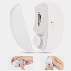 2-in-1 Clipper & Polisher-تلقائي ، ضوضاء منخفضة ، تقليم مسمار قابل لإعادة الشحن مع الماسك الأظافر المدمج-مثالي للأطفال وكبار السن ، وتلك مع البراعة المحدودة in Kuwait