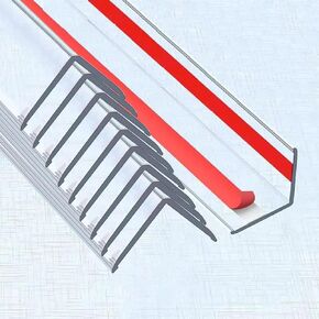 Clear Self-Adhesive Wall Corner Guards Walls Edge Protector & Corner Protectors for Wall, Furniture Corner, Door Easy to Install for Baby (10 Pcs, 1.2in x 39.5in)