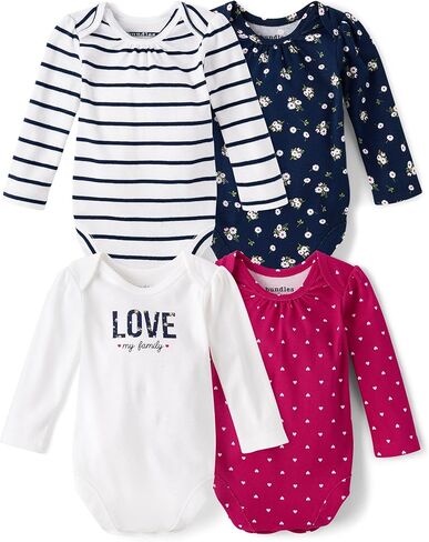 The Children's Place,Unisex Baby,and Newborn Everyday Long Sleeve Bodysuits in Saudi Arabia
