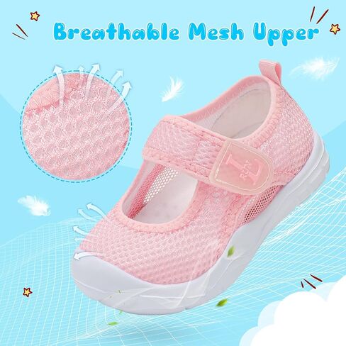 صندل صغير من L-Run Toddler Summer Boys Girls Admable Kids Randal with Hook Loop مغلق أخيق صنادل رياضية خفيفة في الهواء الطلق in Kuwait