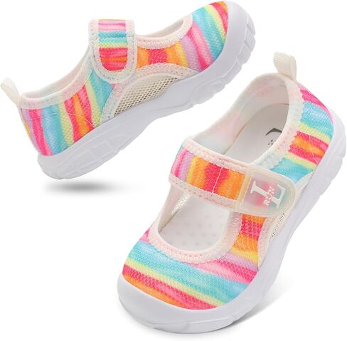 صندل صغير من L-Run Toddler Summer Boys Girls Admable Kids Randal with Hook Loop مغلق أخيق صنادل رياضية خفيفة في الهواء الطلق in Kuwait