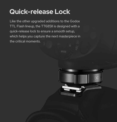 Godox TT685II-C Flash Speedlight لكاميرا Canon ، E-TTL 2.4G Wireless X System 1/8000S HSS TTL TCM Speedlite لـ Canon 6D 7D 5D MARK II III 90D 250D R5 (تم ترقية TT685C) in Saudi Arabia