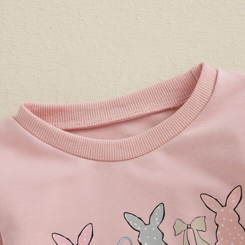 Toddler Baby Girl Valentines Outfit Long Sleeve Crewneck Sweatshirt Pullover Tulle Dress Cute Baby Winter Clothes in Kuwait