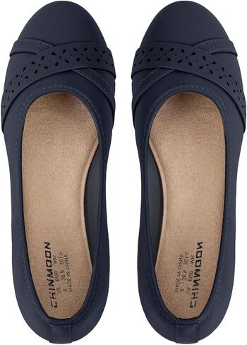 CHIN·MOON Women's Ballet Flats Comfortable Dressy Walking Dress Casual Shoes in Saudi Arabia
