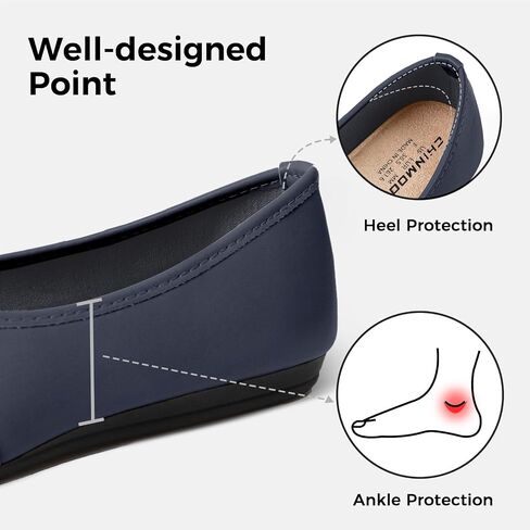 CHIN·MOON Women's Ballet Flats Comfortable Dressy Walking Dress Casual Shoes in Saudi Arabia