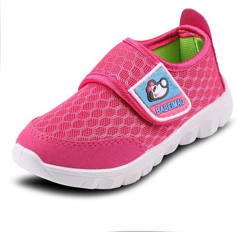 Toddler Kid's Cute Casual Lightweight Walking Athletic Shoes Boys and Girls Mesh Strap Sneakers in Kuwait