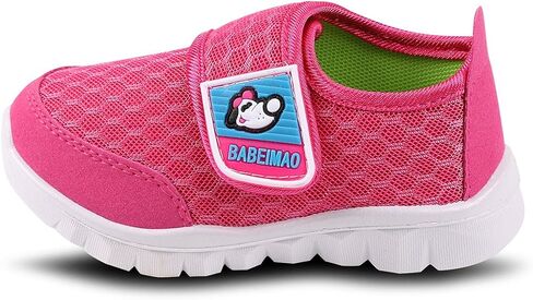 Toddler Kid's Cute Casual Lightweight Walking Athletic Shoes Boys and Girls Mesh Strap Sneakers in Kuwait