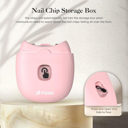 قصاصات الأظافر الكهربائية ، قصاصات الأظافر التلقائية مع سرعتين ، كليبرز الأظافر القابل لإعادة الشحن مع خفيفة ، أظافر الكليف من أظافر أظافر السلامة للأطفال الأطفال البالغين البالغين. in Kuwait