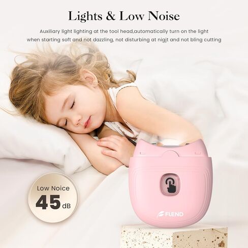 قصاصات الأظافر الكهربائية ، قصاصات الأظافر التلقائية مع سرعتين ، كليبرز الأظافر القابل لإعادة الشحن مع خفيفة ، أظافر الكليف من أظافر أظافر السلامة للأطفال الأطفال البالغين البالغين. in Kuwait